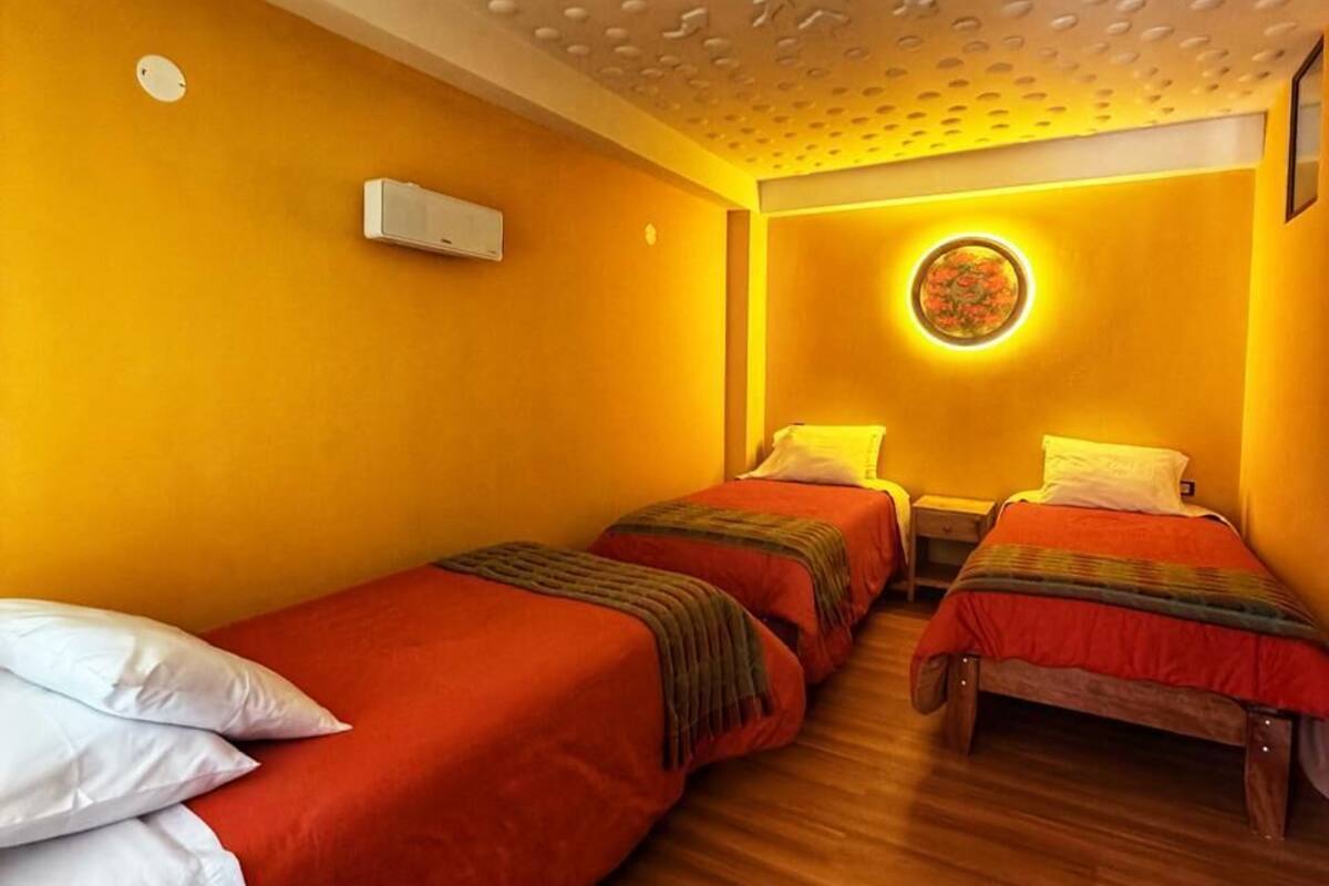 Exclusive Triple Room, 1 Bedroom, Private Bathroom, Mountain View | Desk, WiFi (free)