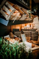 Daily buffet breakfast (EUR 27 per person)