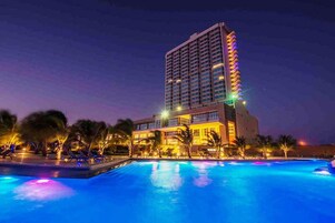 Front of property - evening/night