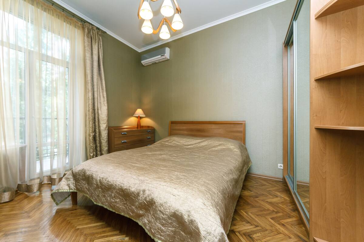 슈피리어 아파트, 침실 1개 (21 Kreshatyk street) | 다리미/다리미판, 무료 WiFi, 침대 시트