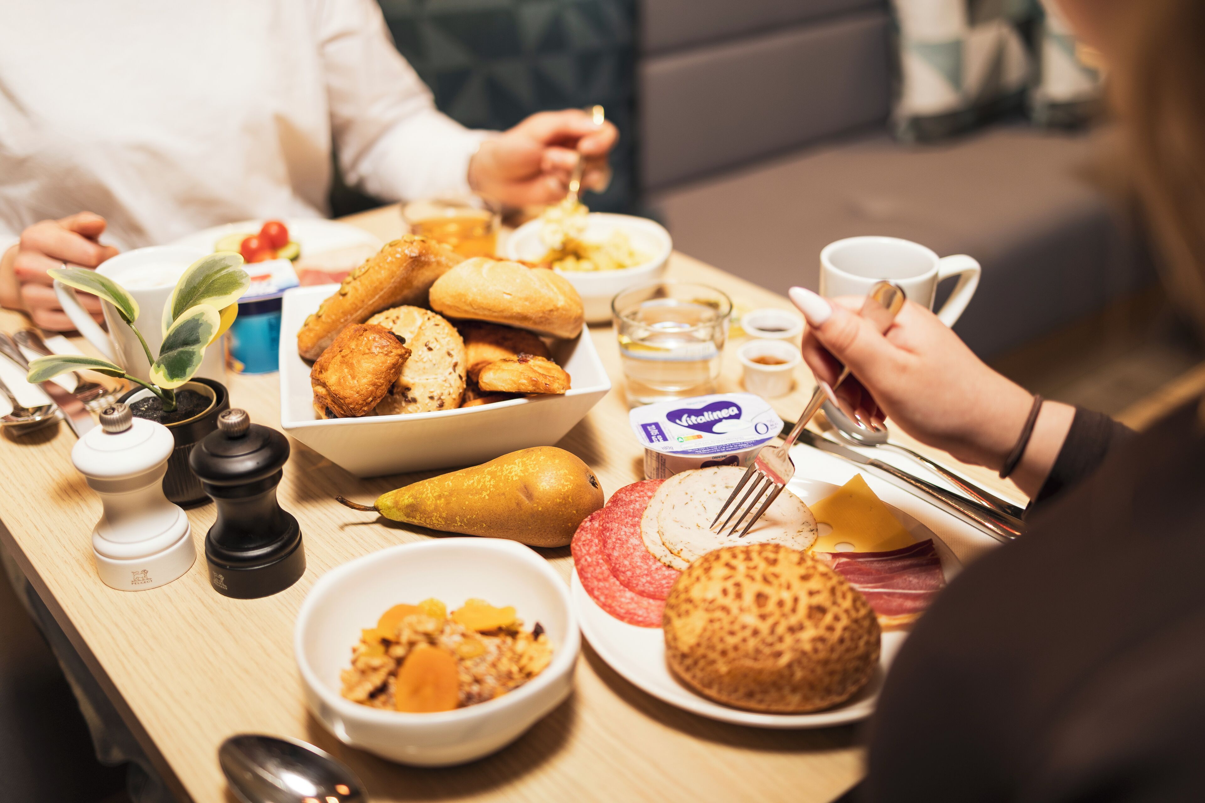 朝食ビュッフェ