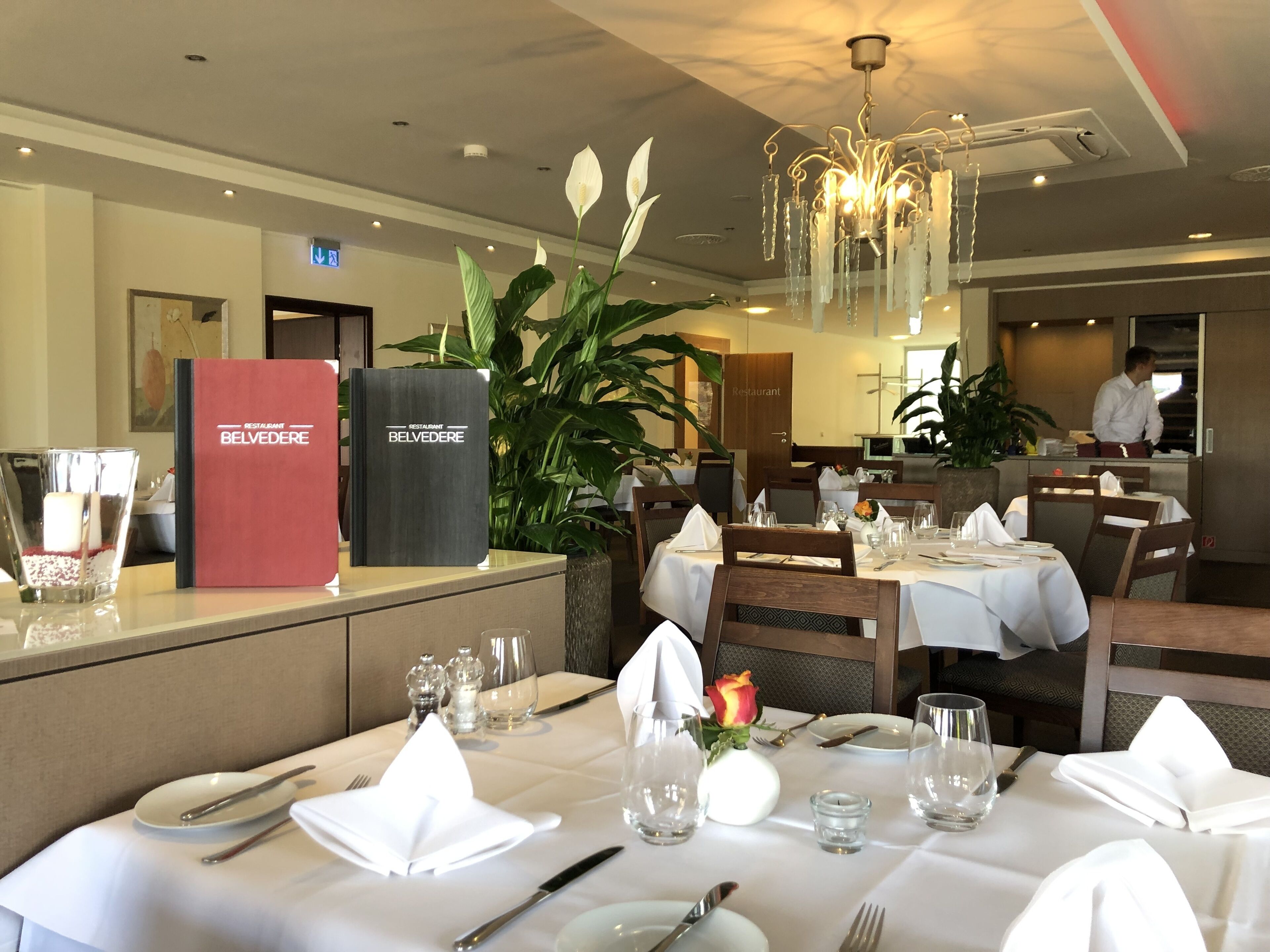 lunch and dinner served, international cuisine