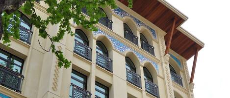 Voorkant van accommodatie