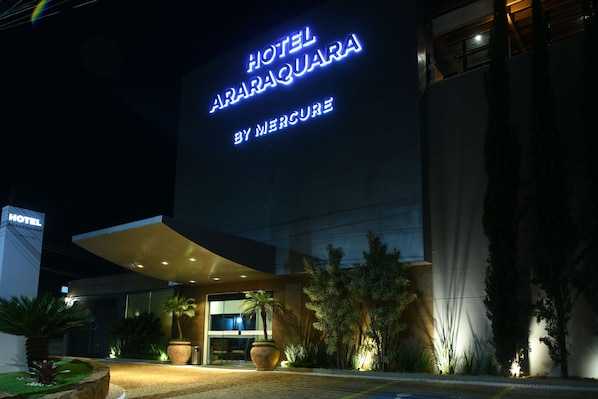 Front of property - evening/night
