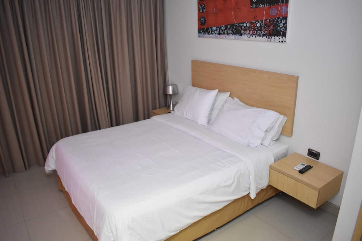 1 habitación y ropa de cama hipoalergénica