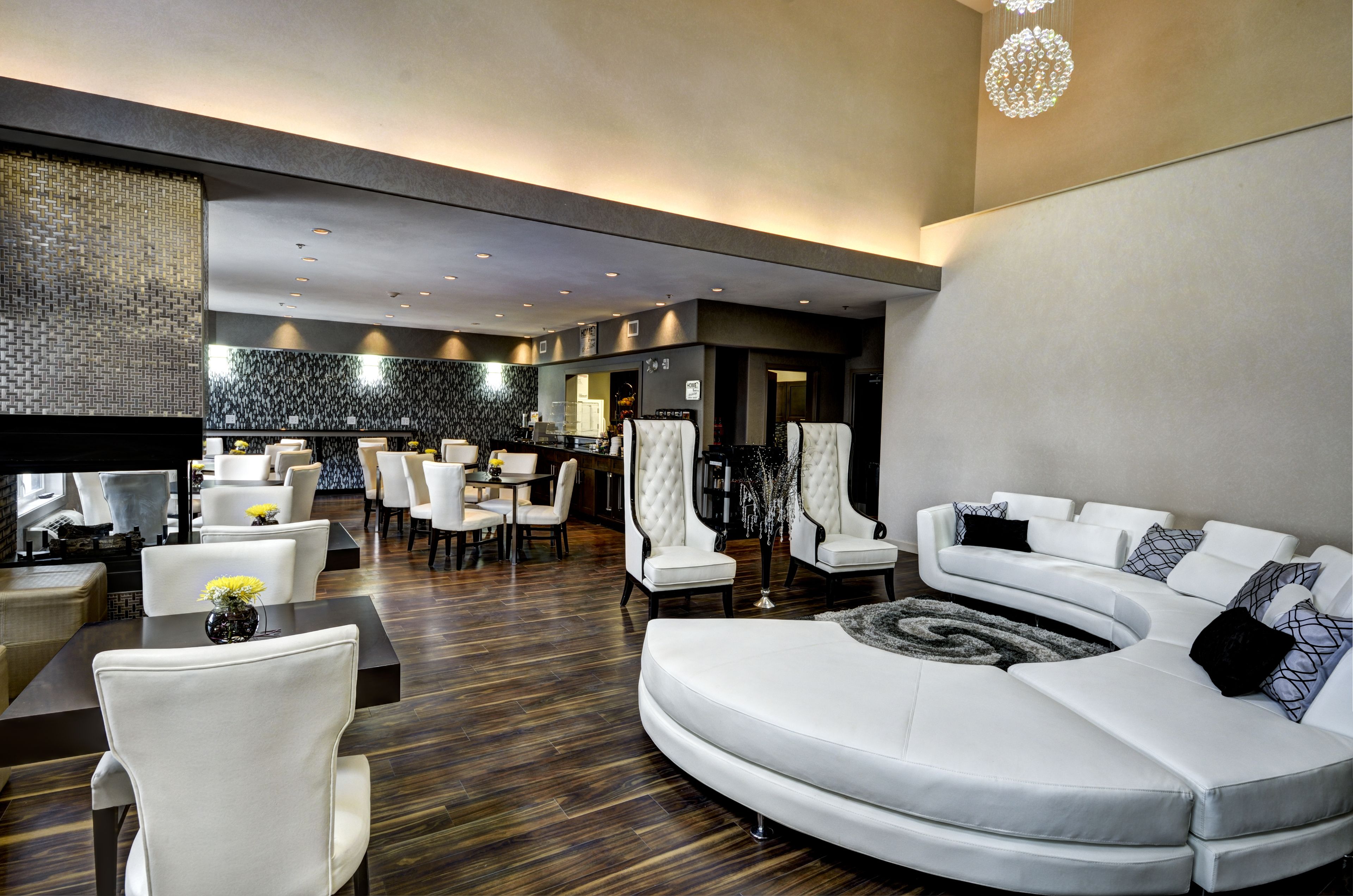 Sala de estar en el lobby