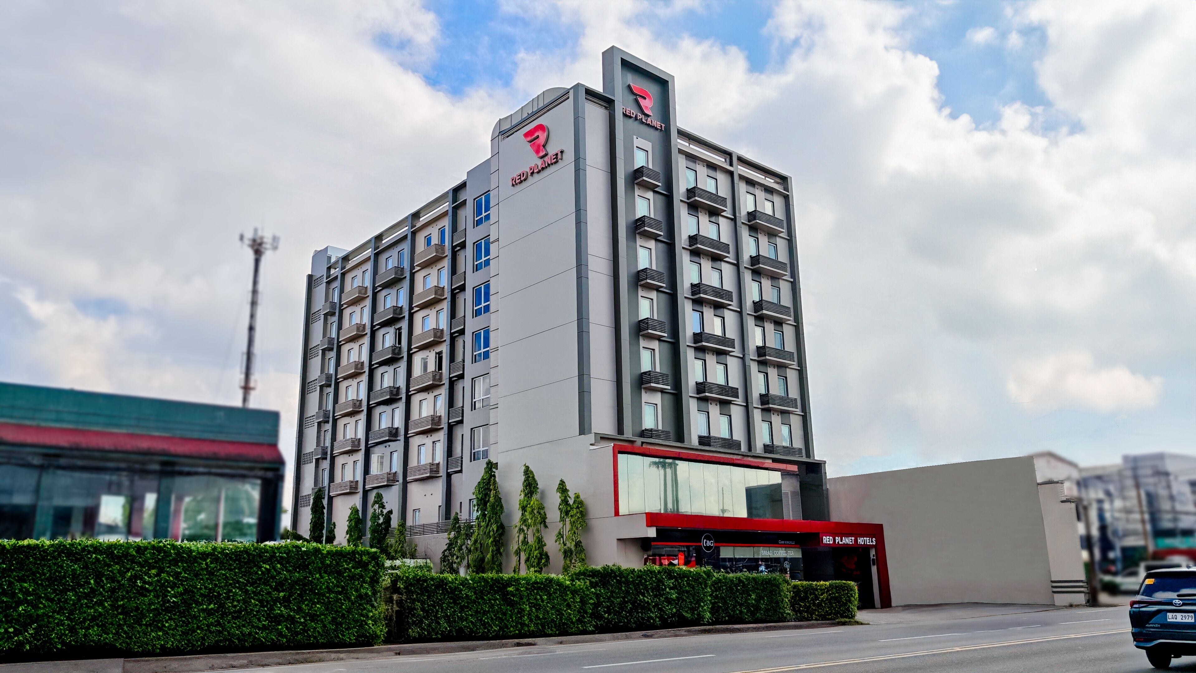 Façade de l’hébergement