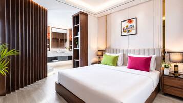 Minibar, in-room safe, desk, blackout curtains
