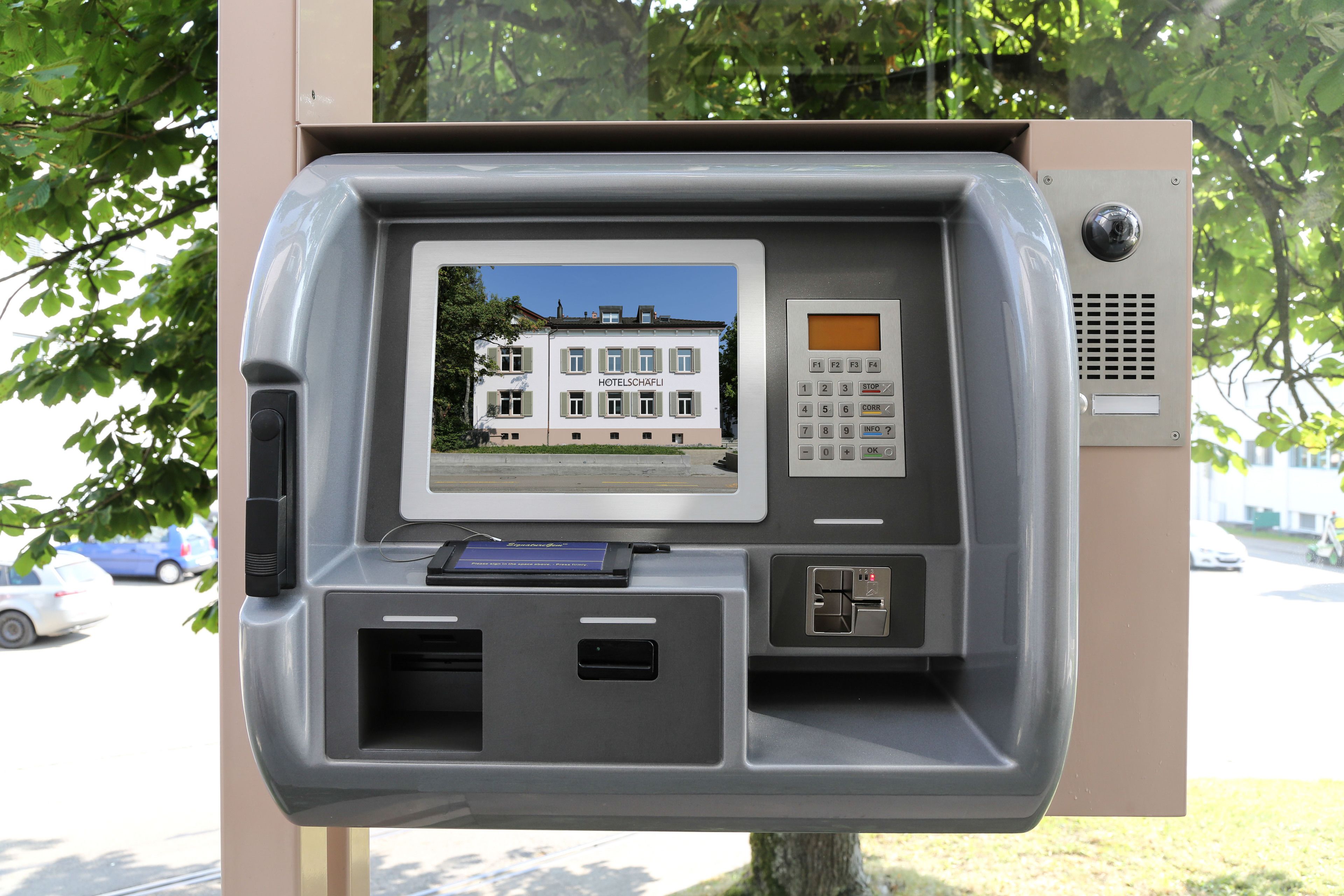 check-in/check-out kiosk