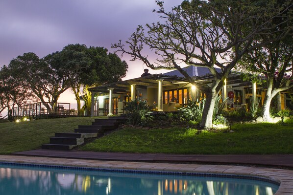 Front of property - evening/night