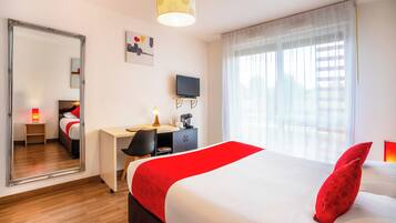 Standard Double Room | Premium bedding, desk, soundproofing, iron/ironing board (on request)