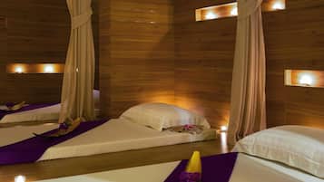 Salas de tratamiento para parejas, baño turco, tratamientos corporales