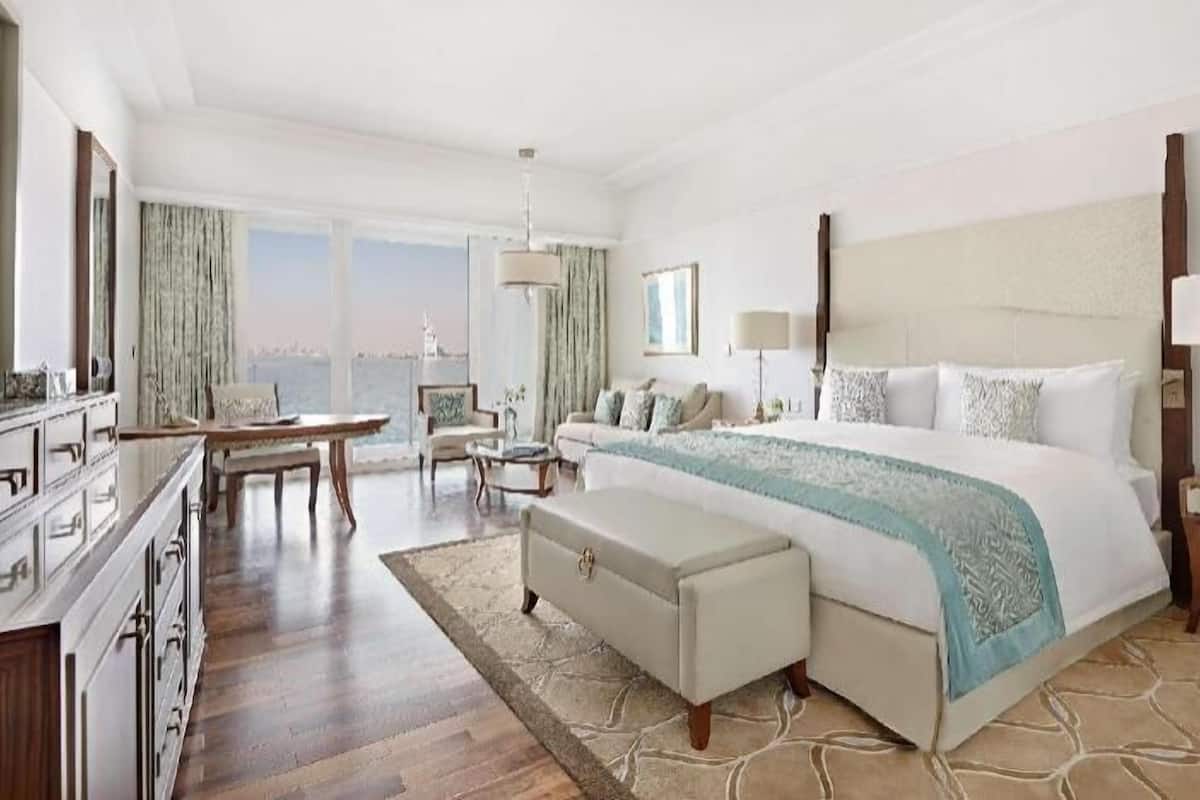 Sábanas de algodón egipcio, ropa de cama de alta calidad y minibar