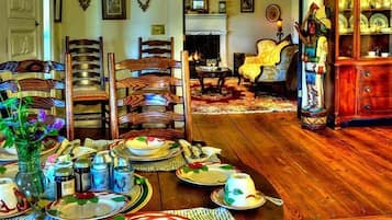 Free daily full breakfast