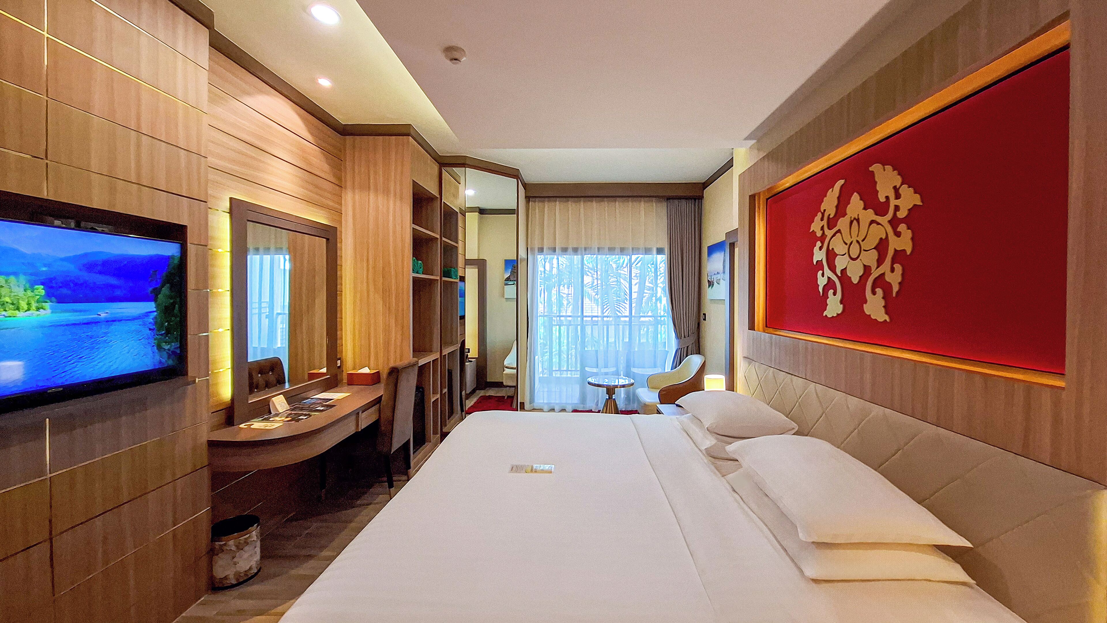 Deluxe Balcony King Garden View | Coin séjour