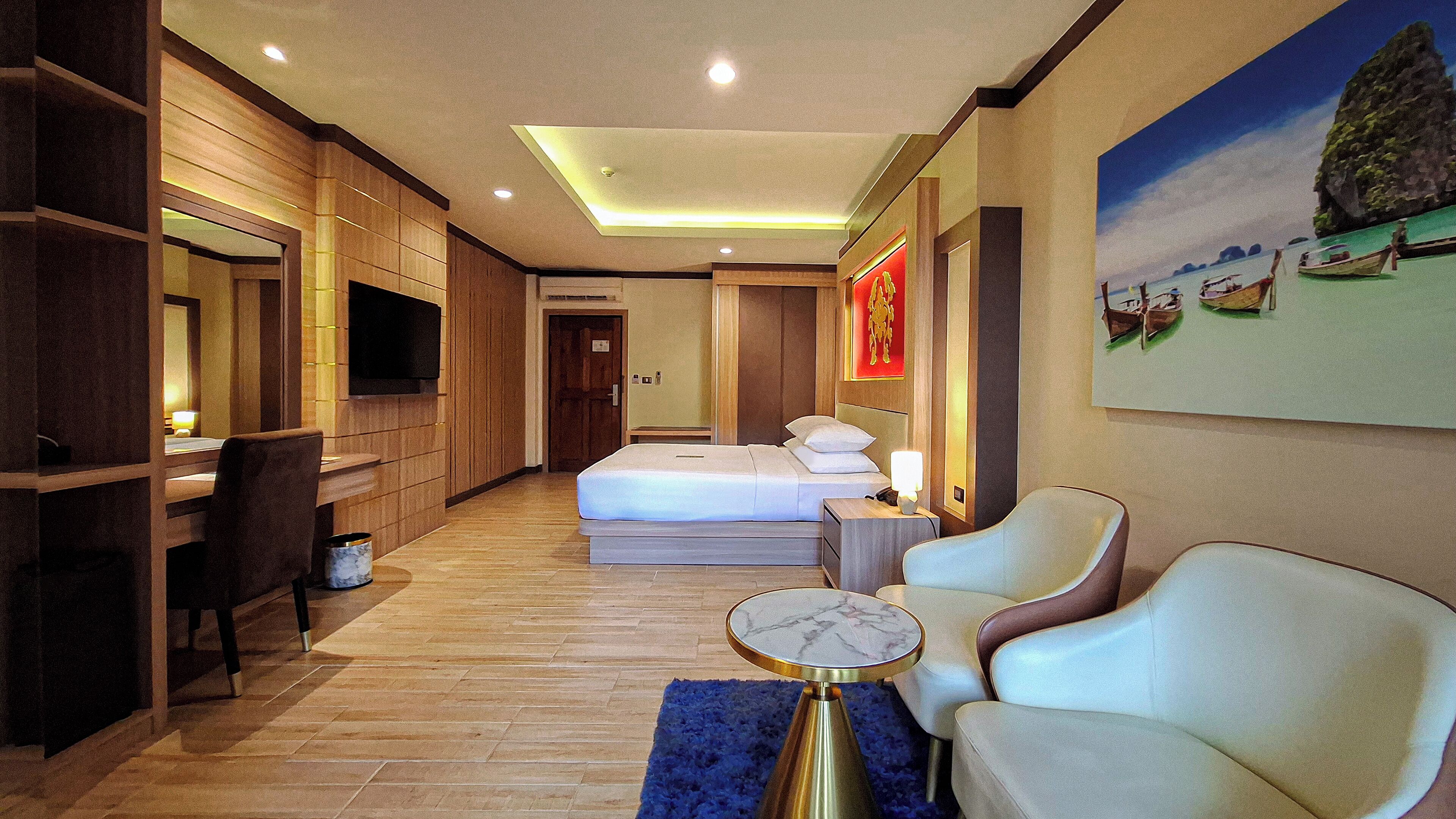 Chambre Deluxe, 1 chambre, balcon, vue piscine (Premium)