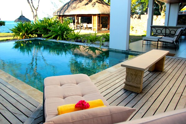 Villa, 4 chambres, vue plage | Piscine extérieure