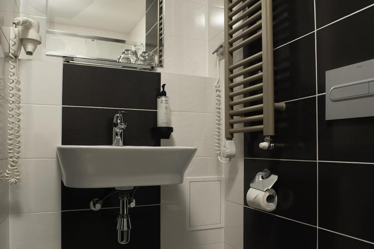 1 bedroom, hypo-allergenic bedding, desk, laptop workspace