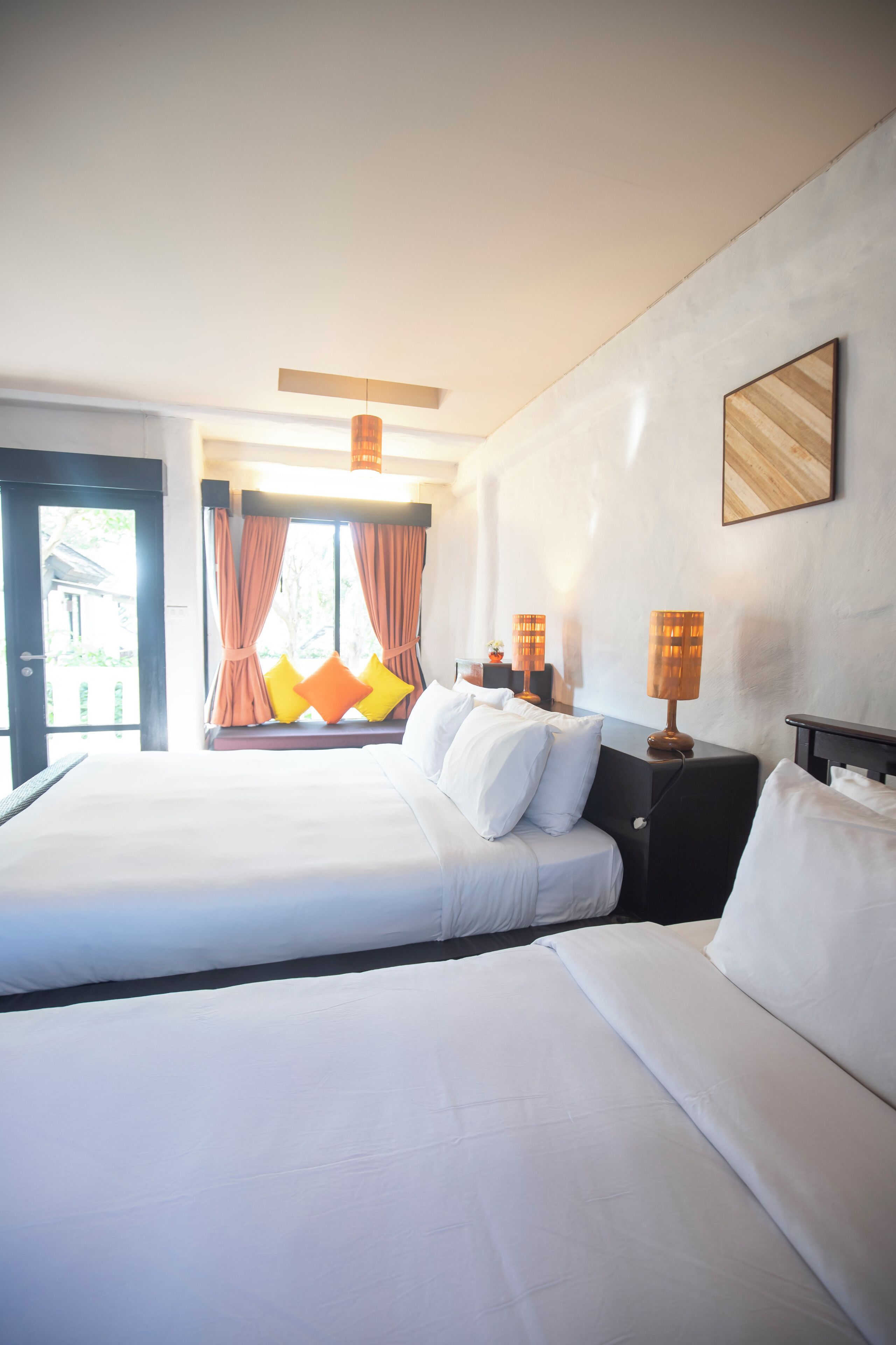 In-room safe, desk, laptop workspace, blackout curtains