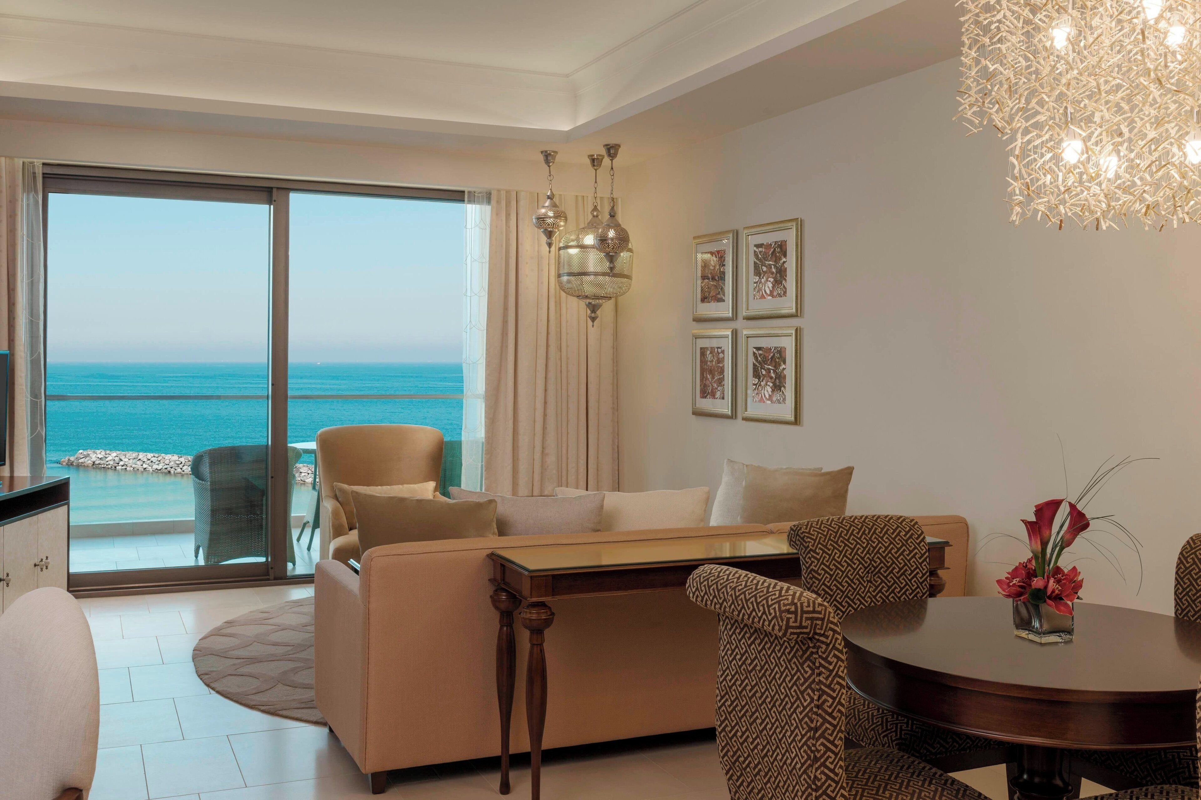 suite, 1 bedroom, balcony (sea view) | living area | 40-inch led tv with cable channels, tv, ipod dock