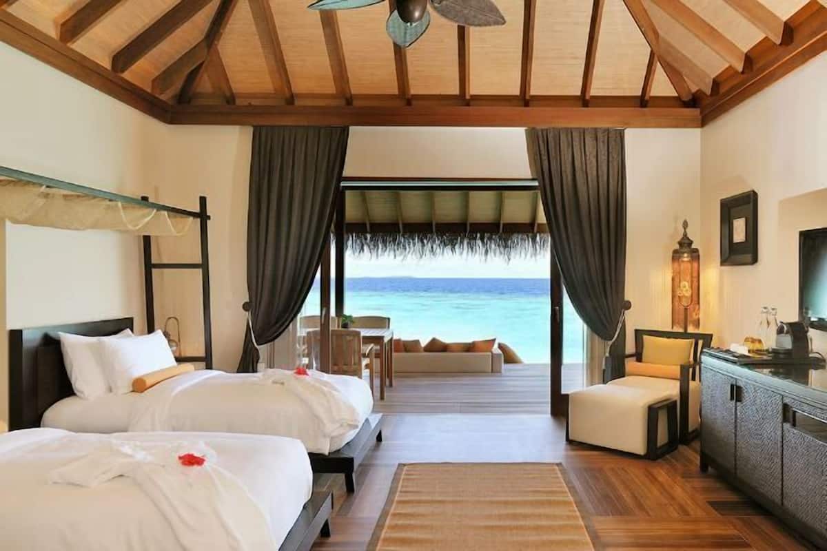 1 slaapkamer, luxe beddengoed, een minibar, een kluis op de kamer