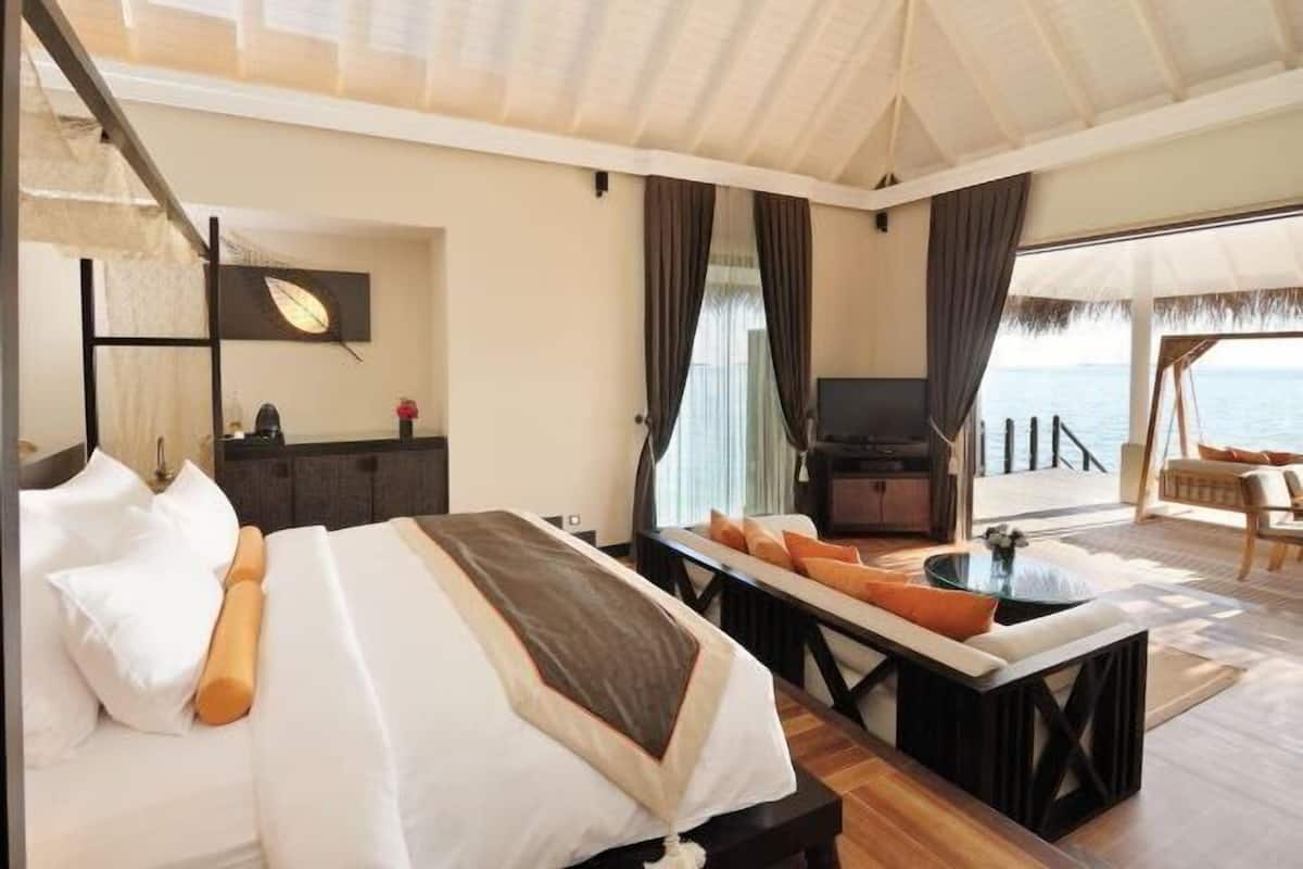 1 slaapkamer, luxe beddengoed, een minibar, een kluis op de kamer