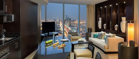 Minibar, in-room safe, desk, blackout drapes