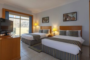 Standard-Chalet | Select-Comfort-Betten, Minibar, Zimmersafe, individuell dekoriert