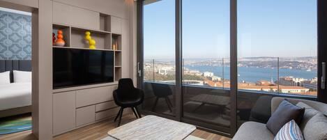 50-inch Smart TV with cable channels