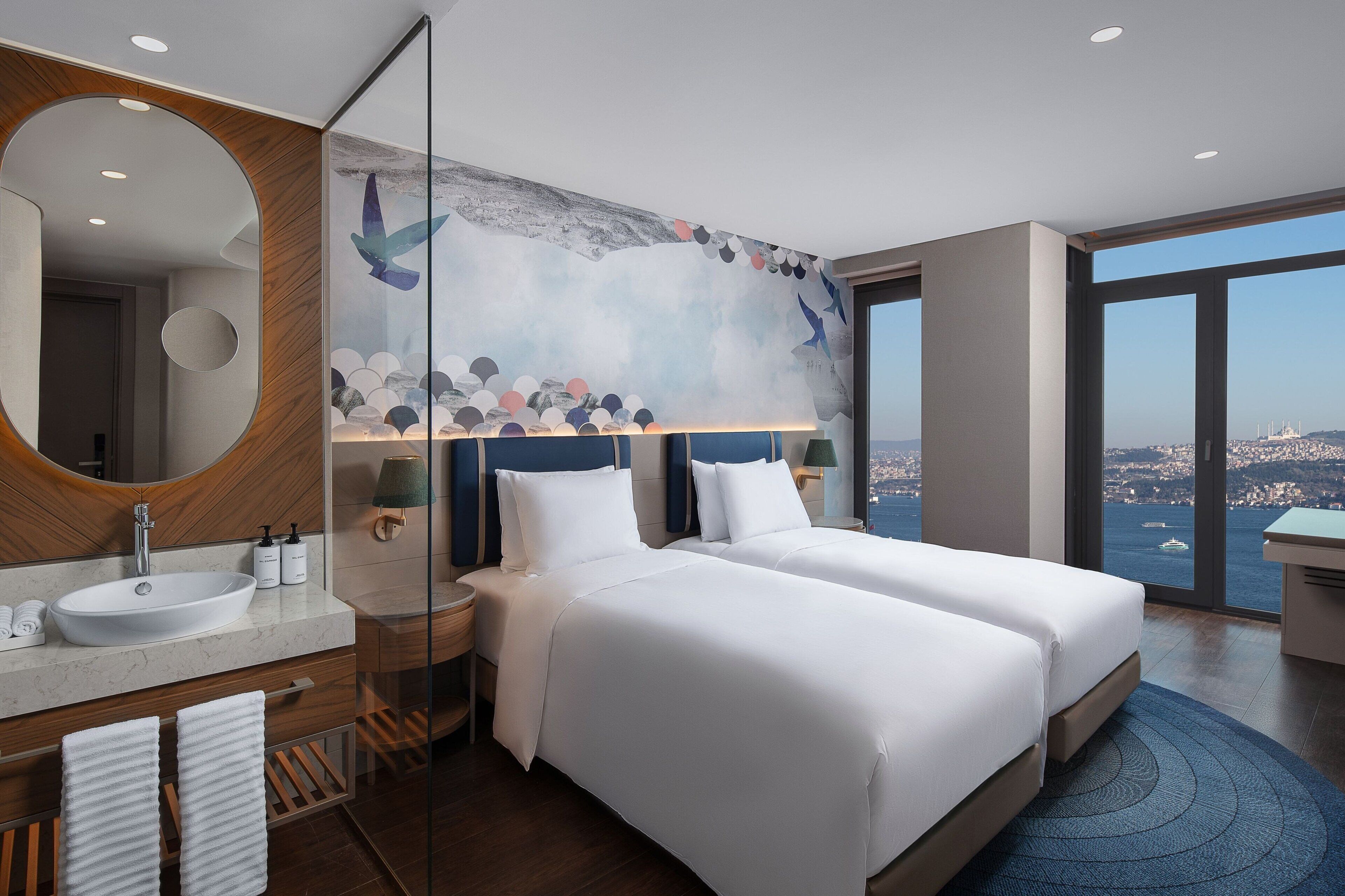 Deluxe Twin Room, 2 Single Beds | 1 bedroom, premium bedding, down duvets, minibar