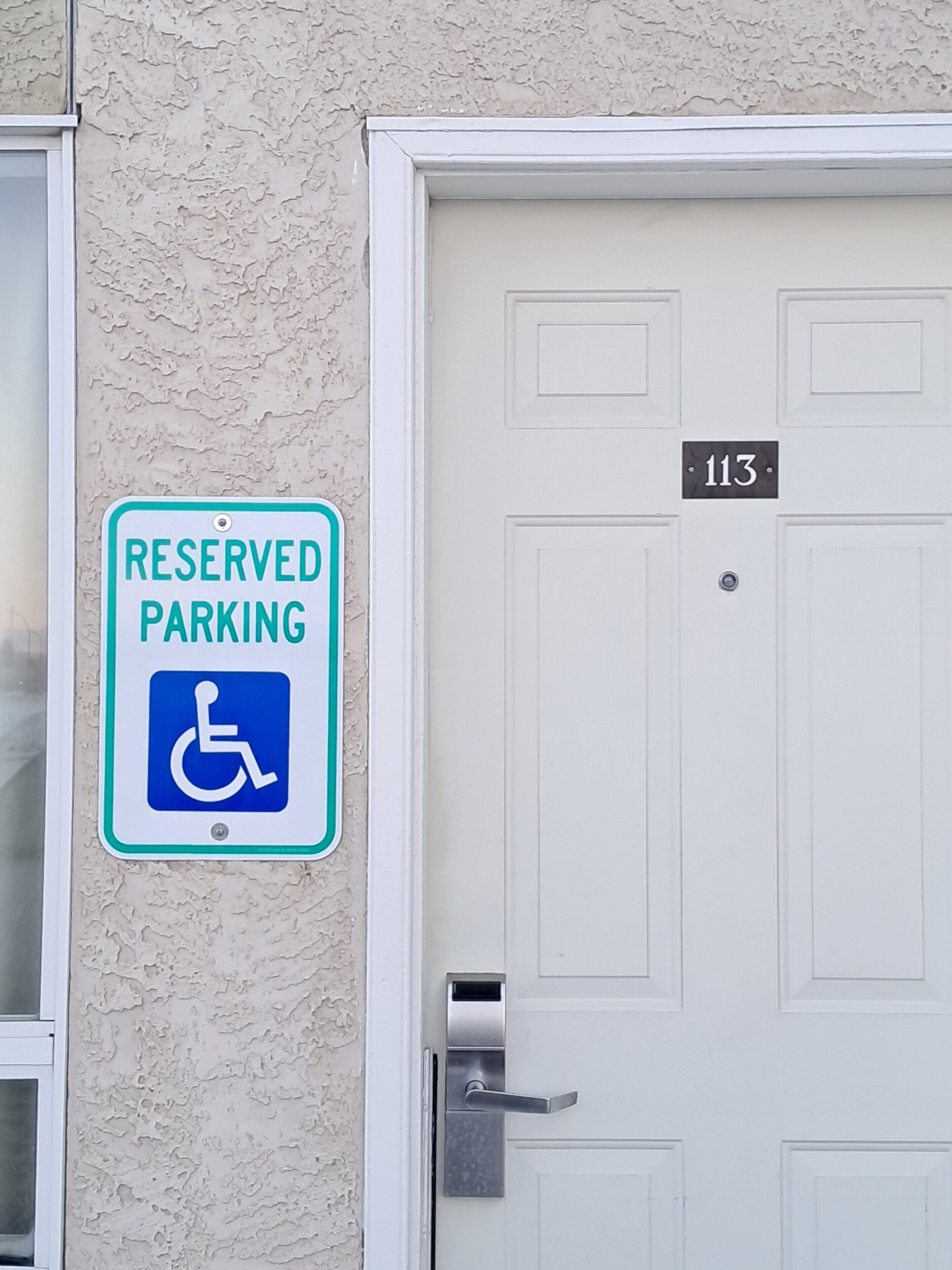 Accessible parking