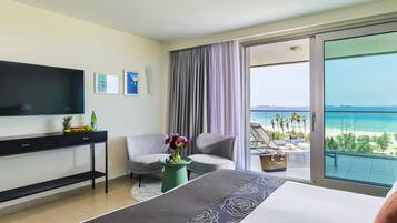 Chambre Deluxe, balcon, vue mer