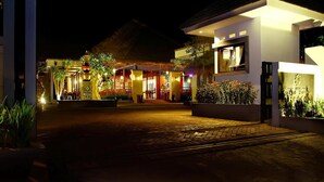 Front of property - evening/night - Grand Royal BIL Lombok (Praya)