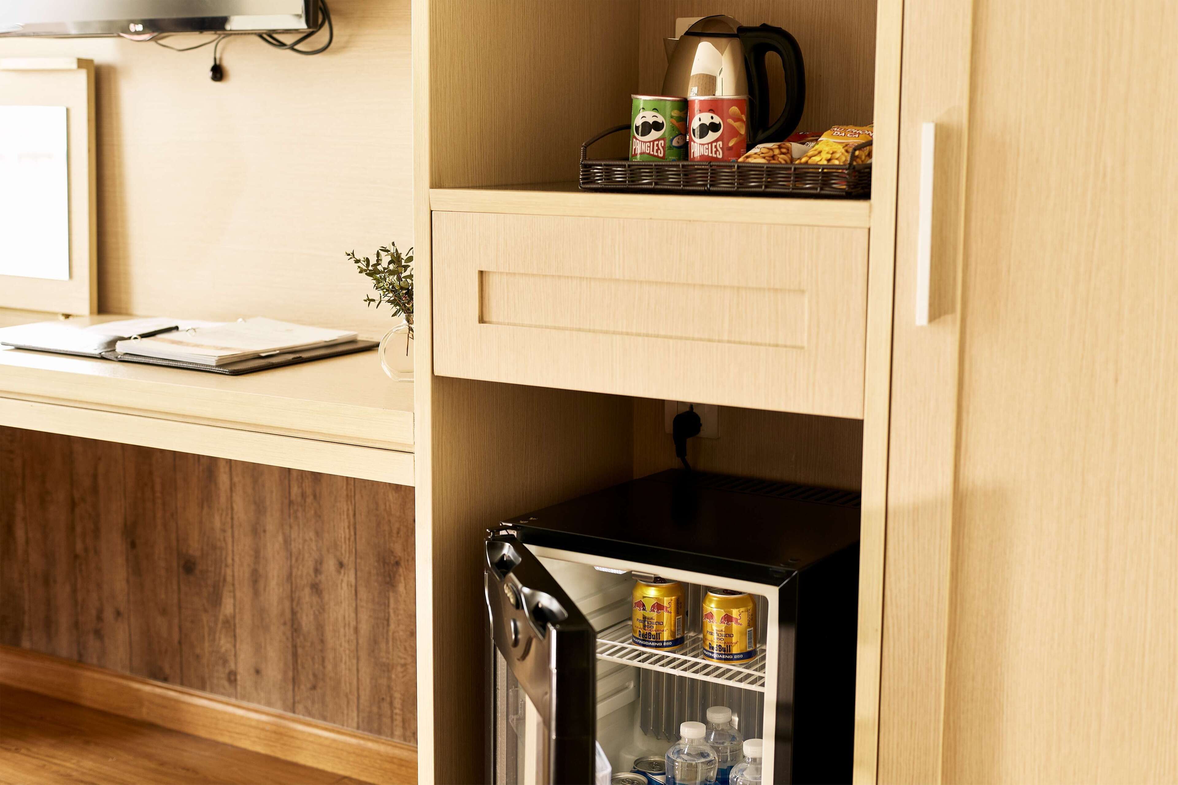 premium double room | free minibar items, in-room safe, desk, blackout curtains