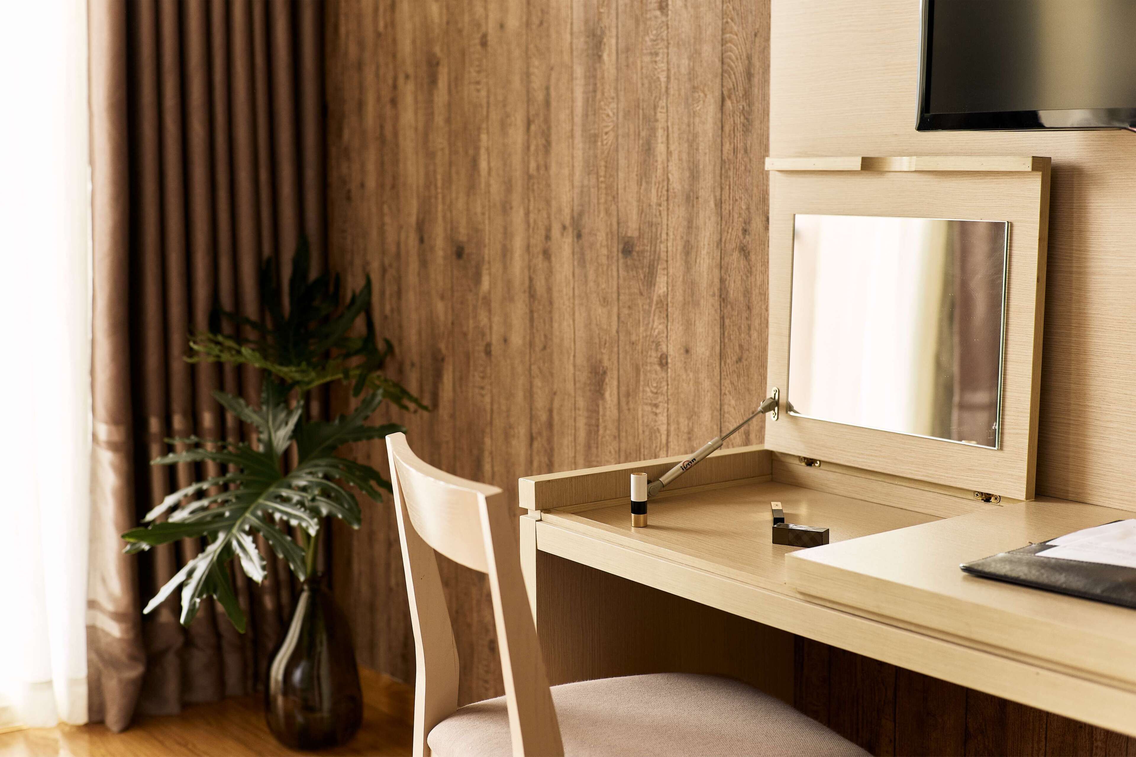 premium double room | free minibar items, in-room safe, desk, blackout curtains