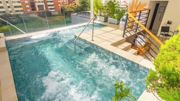 Piscina en la azotea
