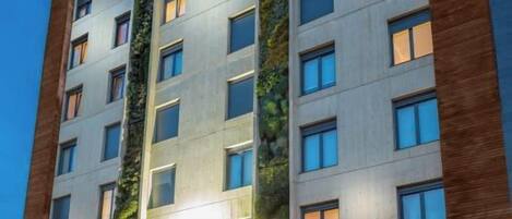 Majoituspaikan julkisivu