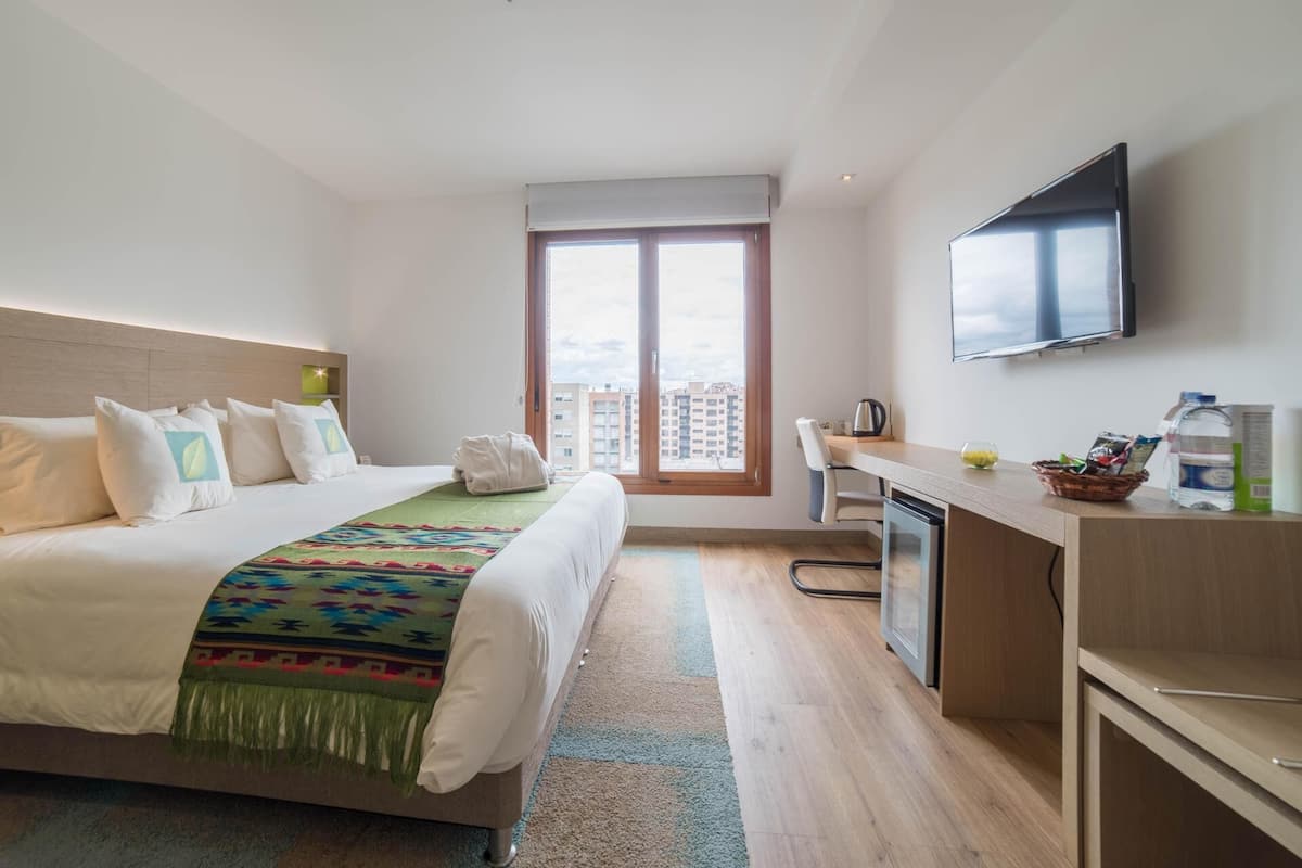 1 slaapkamer, luxe beddengoed, een minibar, een kluis op de kamer