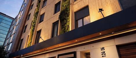 Front of property – evening/night