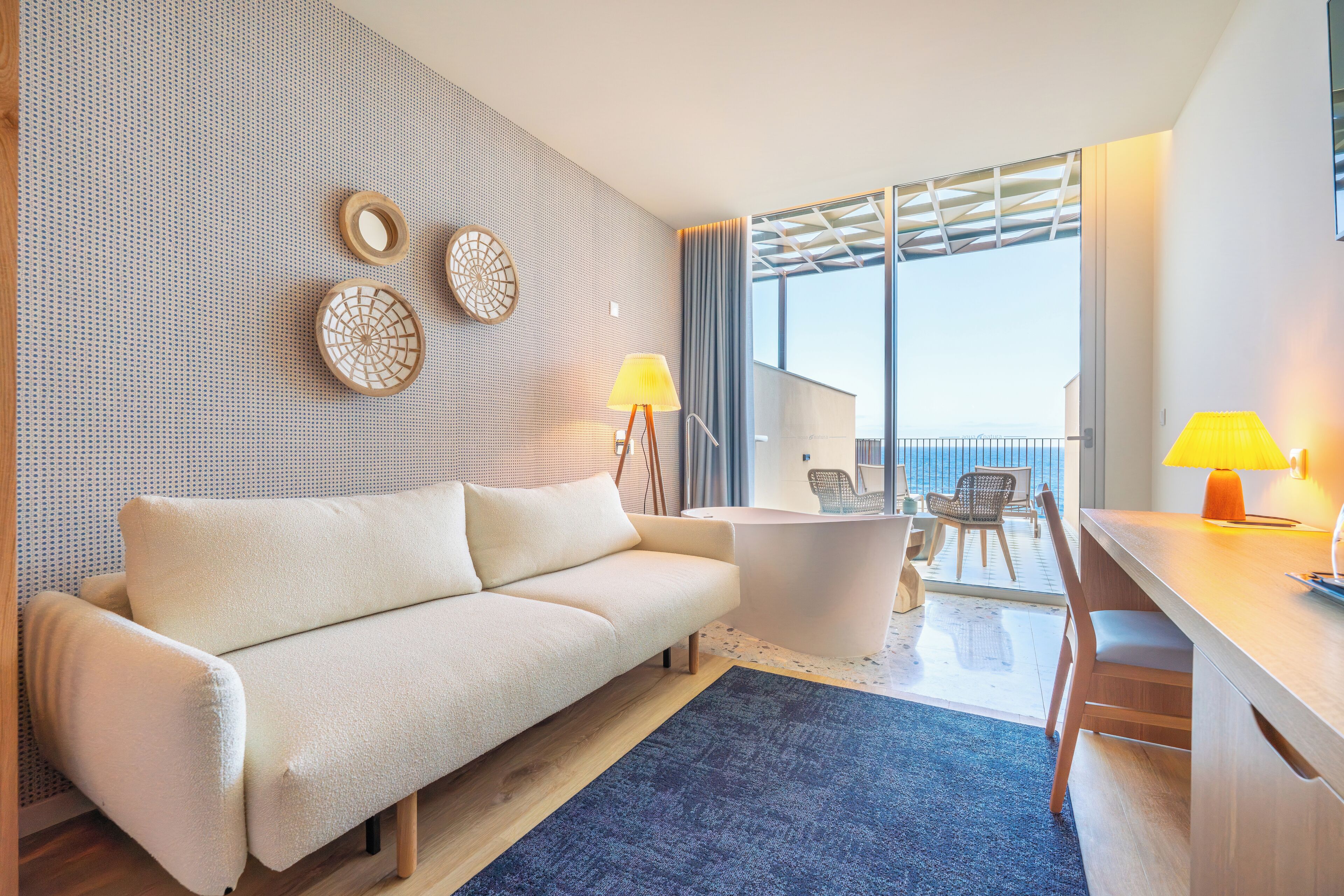 Suite, Sea View | Free minibar items, in-room safe, individually decorated