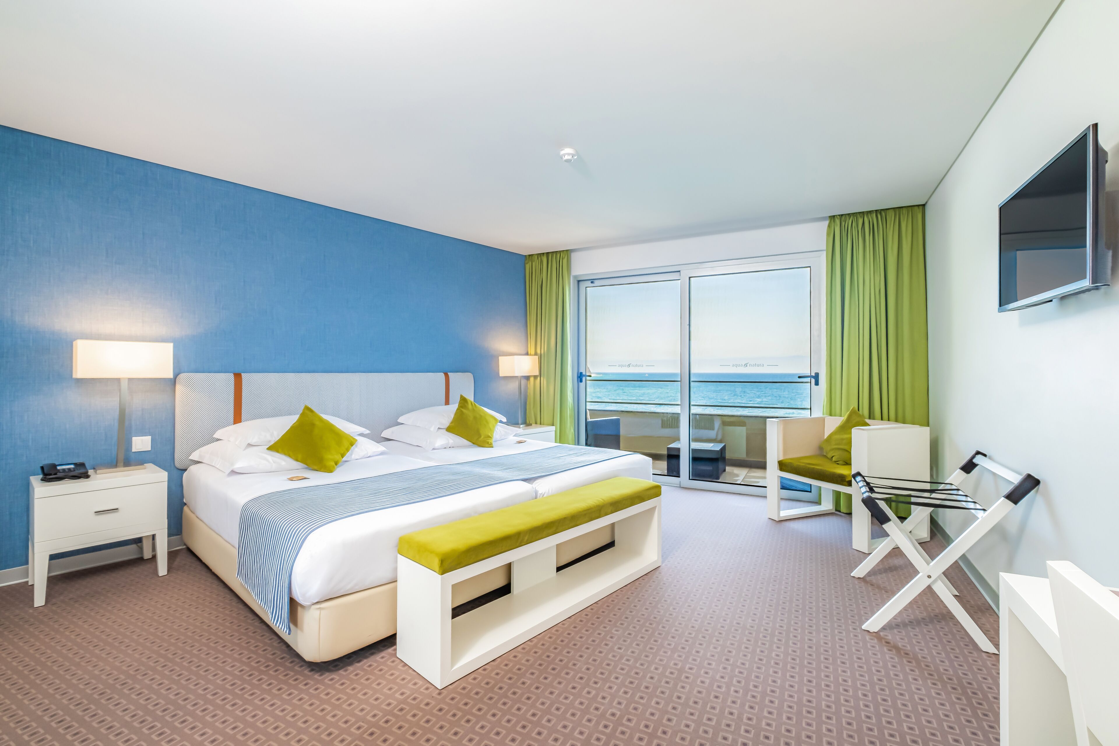 twin room | free minibar items, in-room safe, individually decorated