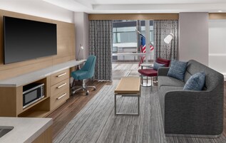 Studio, 1 Katil Raja (King), Accessible (Mobilty, Roll-In Shower) | Pemandangan dari bilik