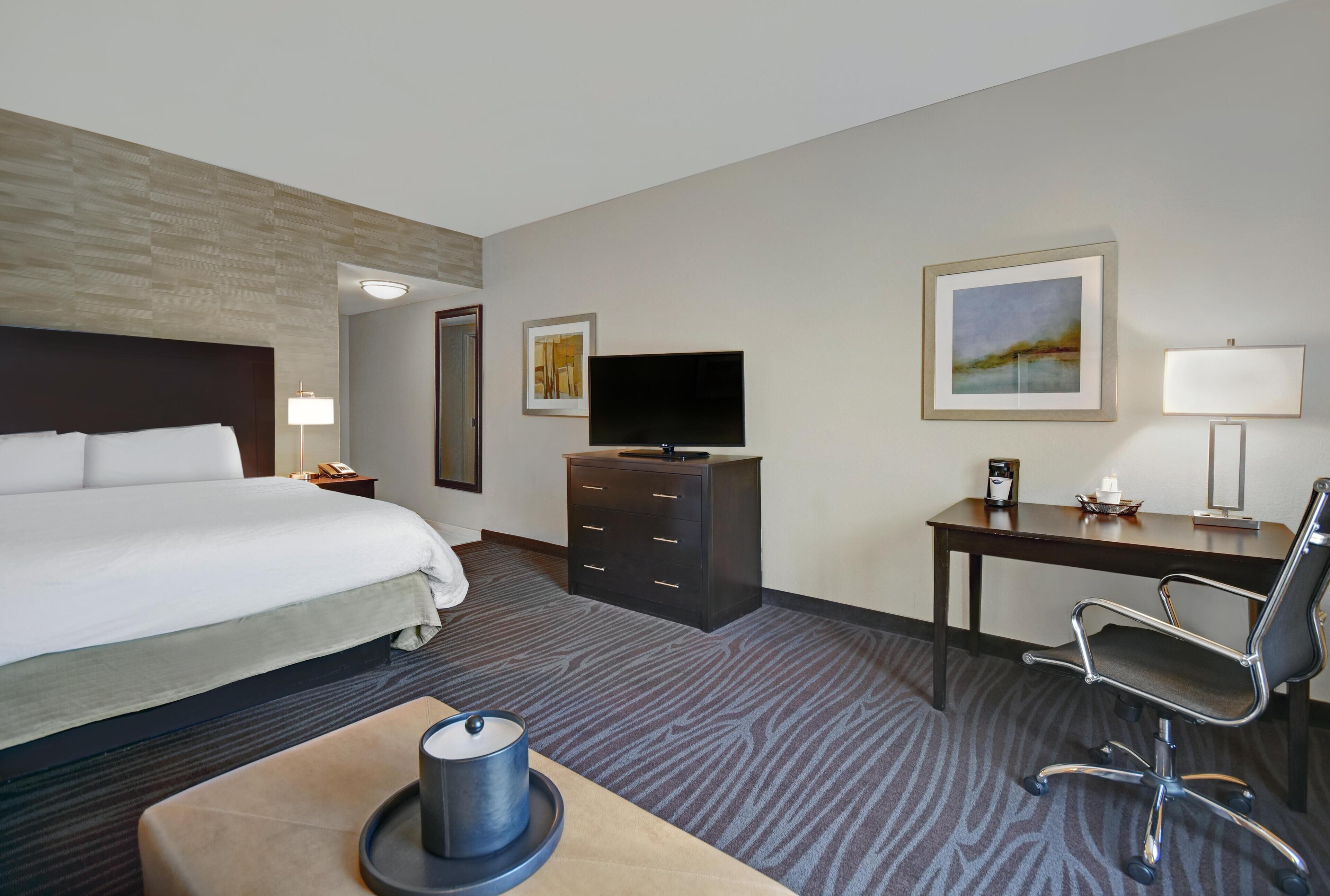 Premium bedding, free WiFi, bed sheets, alarm clocks