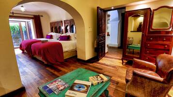 Chambre Standard, 2 lits doubles | Coin séjour