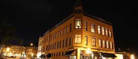 Front of property – evening/night