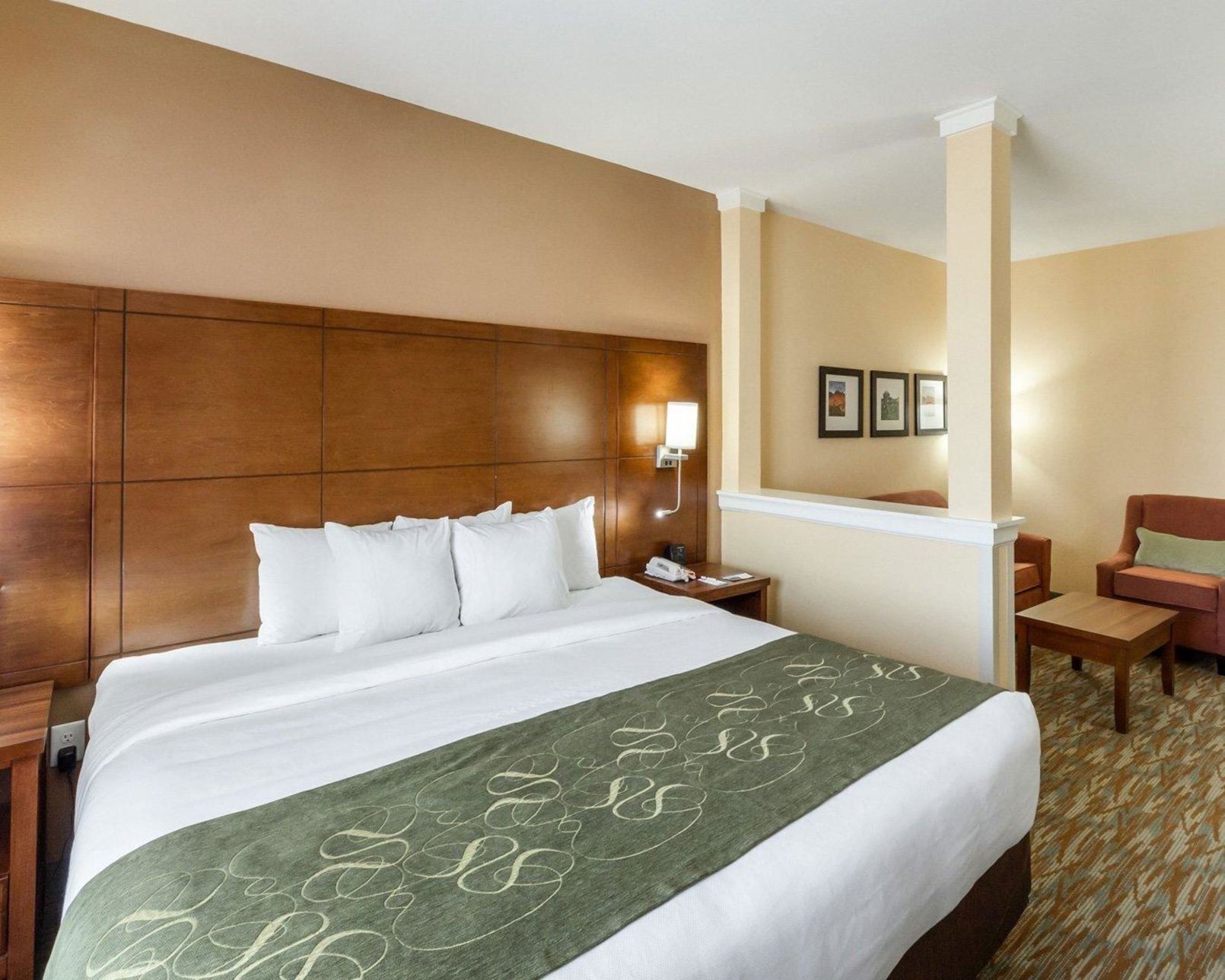 1 Schlafzimmer, Pillowtop-Betten, Schreibtisch, Bügeleisen/Bügelbrett