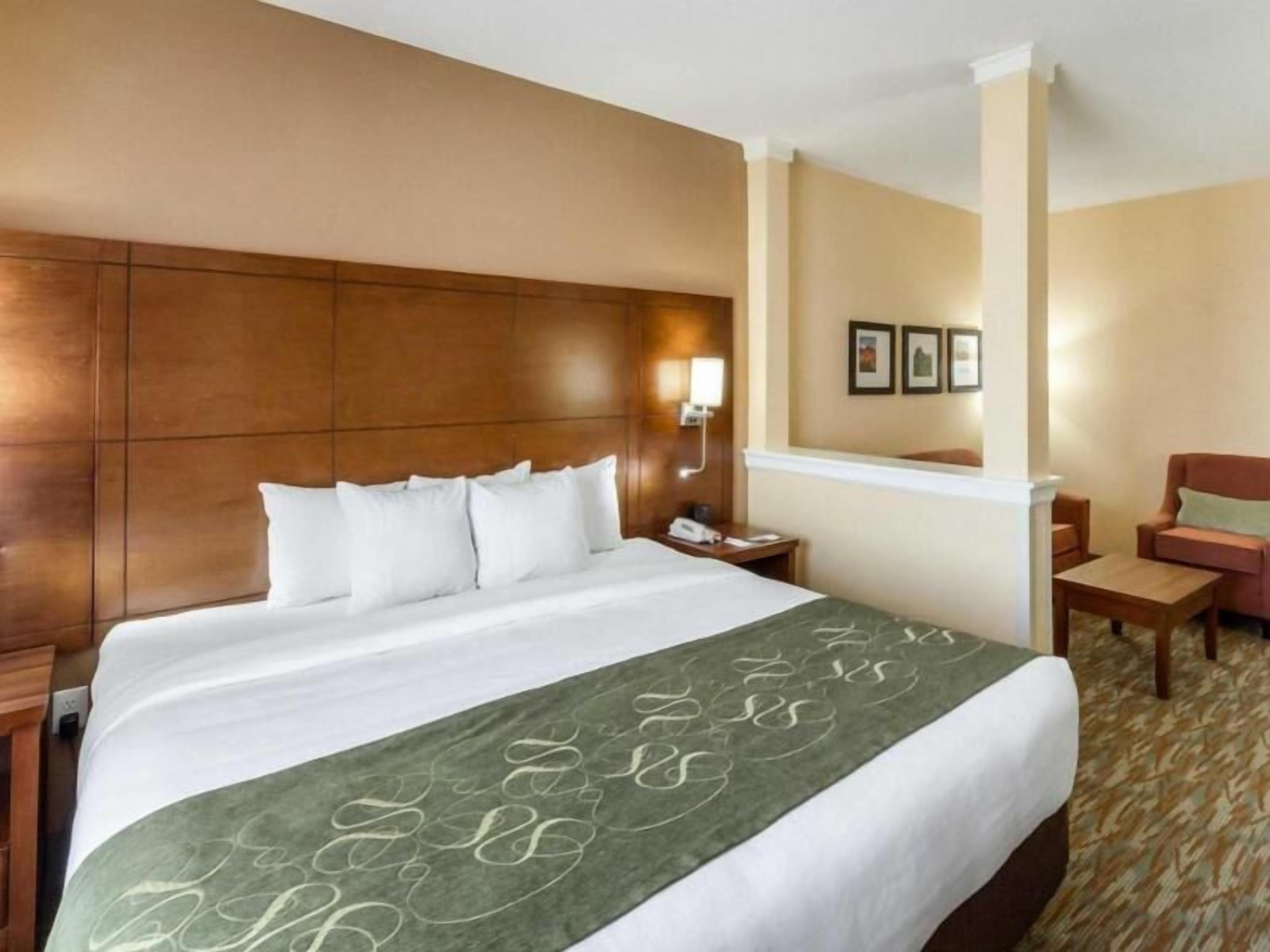 1 Schlafzimmer, Pillowtop-Betten, Schreibtisch, Bügeleisen/Bügelbrett