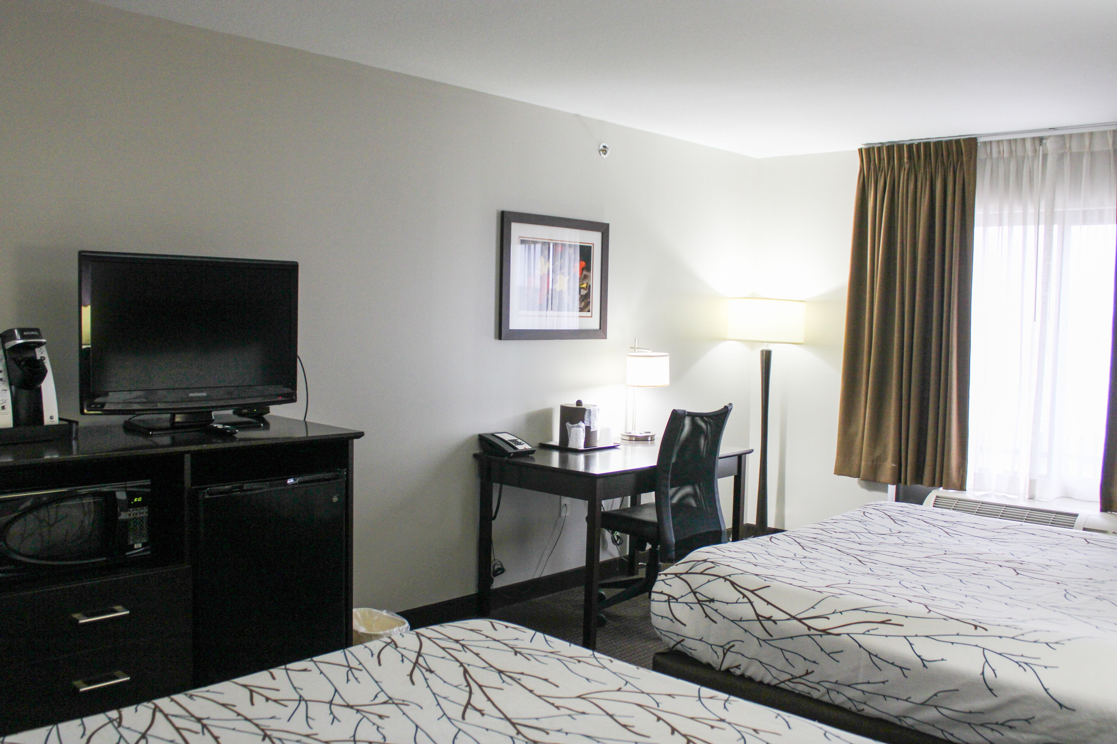 standard room, 2 queen beds | premium bedding, tempur-pedic beds, desk, blackout curtains