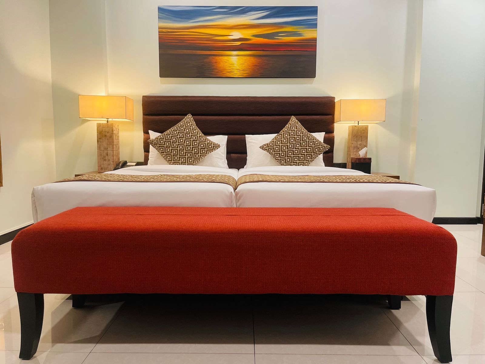 Deluxe Double/Twin (Free Return Airport Transfer, 10% off on F&B and Complimentary) | Egyptian cotton sheets, premium bedding, down comforters