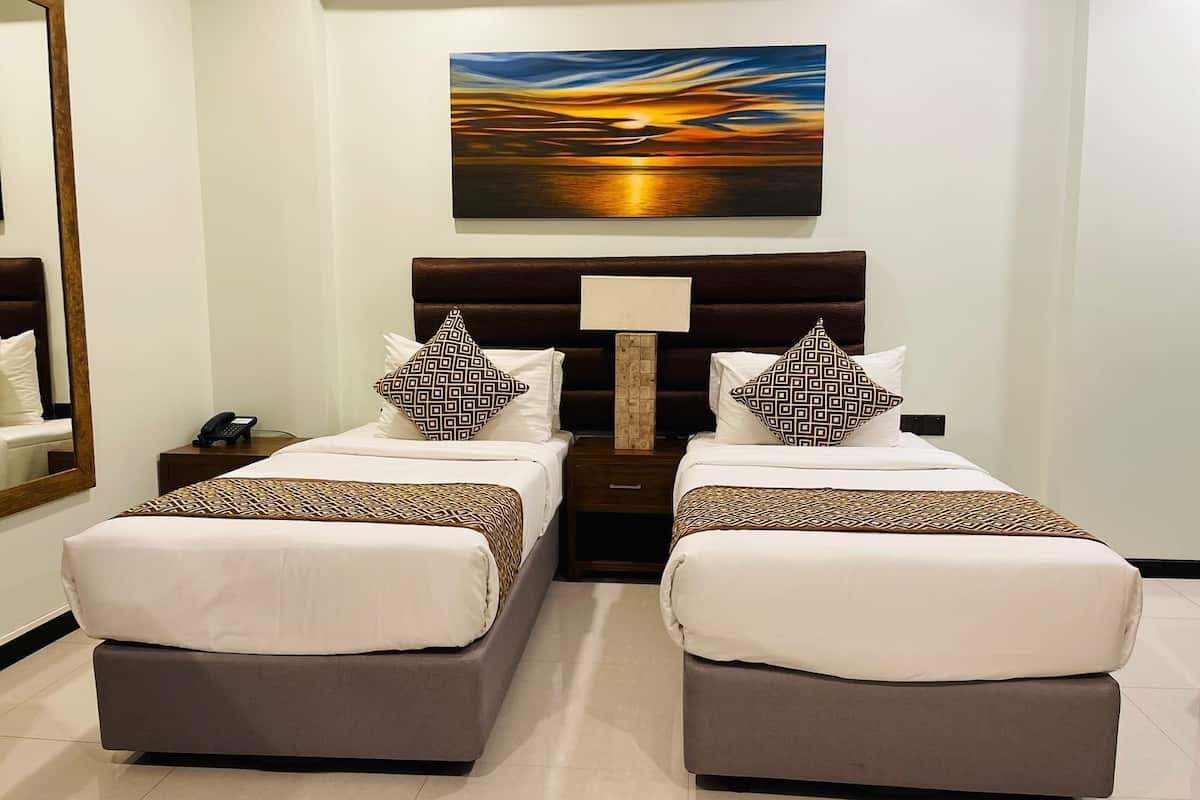 deluxe double/twin (free return airport transfer, 10% off on f&b and complimentary) | 1 bedroom, egyptian cotton sheets, premium bedding, down duvets